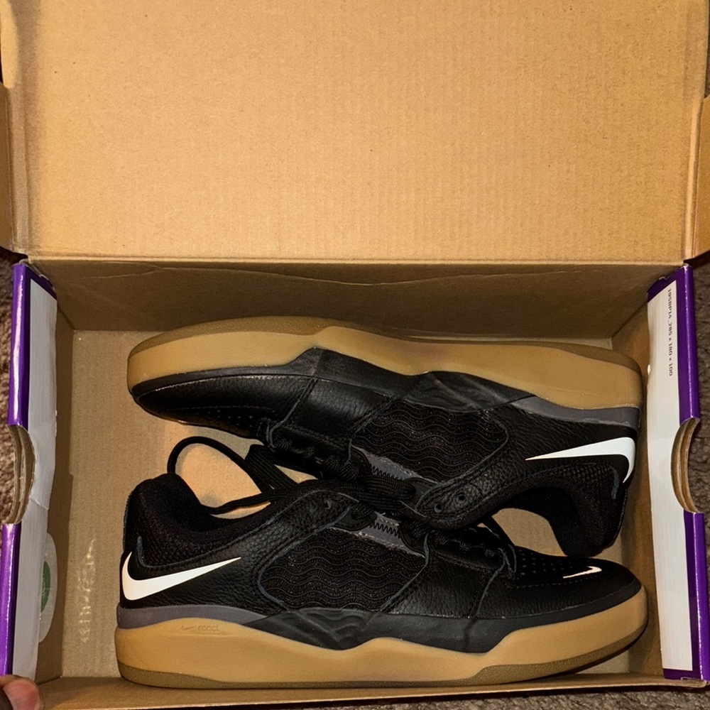 Nike Black and Gum Sole Sneakers